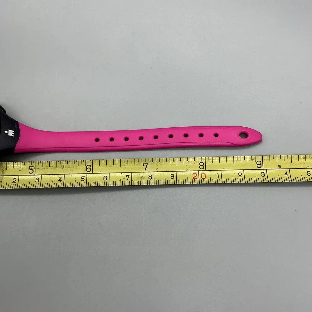 Timex Ironman Triathlon Womens Watch 34mm Black Pink 10 Lap Indiglo New Battery